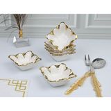 Roy King Royking Flora Gold 6'lı Kare Çerezlik Sln 027 - 1 - 2 L