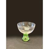Roy King Yeşil Ayaklı Kristal Cam 6'lı Kup/kase - 250 ml