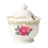 ROY KIRKHAM Vintage Rose Porselen Şekerlik Fine Bone China England