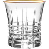 Roya Home Helen Altın Kesme El Dekor Yaldızlı 6 Adet Desenli Su Bardağı Takımı
