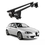 Royal Alfa Romeo 147 (2000 - 2010) Uyumlu Siyah Kilitli Ara Atkı Port Bagaj Tavan Barı