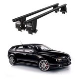 Royal Alfa Romeo 159 (2006-2013) Uyumlu Siyah Kilitli Ara Atkı Port Bagaj Tavan Barı