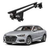 Royal Audi A4 (2019 ve Sonrası) Uyumlu Siyah Kilitli Ara Atkı Port Bagaj Tavan Barı