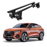 Royal Audi Q3 (2019 ve Sonrası) Uyumlu Siyah Kilitli Ara Atkı Port Bagaj Tavan Barı