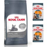 Royal Canin 1.5 kg Oral Care Yetişkin Kedi Maması + 50x50 cm Cado Pet Kedi Yatağı