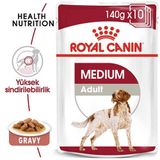 Royal Canin 10x140 gr Medium Adult Gravy Yetişkin Köpek Konservesi