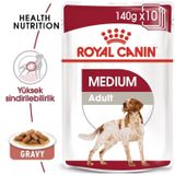 Royal Canin 10x140 gr Medium Adult Köpek Yaş Maması