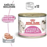 Royal Canin 12x195 gr Mother Baby Cat İnstinctive Yavru Kedi Konserve Maması