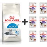 Royal Canin 3,5 kg Indoor 7+ Yaşlı Kuru Kedi Maması+ 6 Adet Yaş Mama