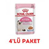 Royal Canin 4x85 gr Kitten Instinctive İn Jelly Yavru Kedi Jel Konservesi
