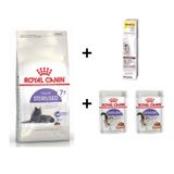 Royal Canin +7 Yaş Üzeri Kısırlaştırılmış Kedi Maması 3,5 Kg + 2 Adet RC Yaş Mama 85 gr + 20 gr GimCat Malt 3182550784580-01495