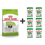 Royal Canin Adult X Small Köpek Maması 1,5 Kg + 6 Adet Yaş Mama 3182550793728-6