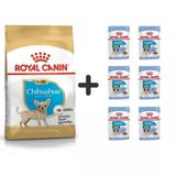 Royal Canin Chihuahua Junior Yavru Köpek Maması 1,5 kg + 6 Adet Yaş Mama