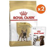 Royal Canin French Bulldog Özel Irk Köpek Maması 3 Kg x 2 Adet + 2 Adet Royal Canin Köpek Ödülü