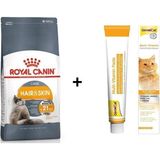 Royal Canin Hair Skin Deri ve Tüy Sağlığı 2 kg Kedi Maması + Gimcat 100 gr Multivitamin