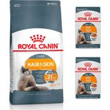 Royal Canin Hair&skin Care Tüy Güzelliği 4 kg Kedi Maması + 2 Adet Hair Skin Intense Beauty Yaş Mama