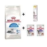 Royal Canin İndoor 7+ Yaşlı Kuru Kedi Maması 1,5 Kg + 2 Adet RC Yaş Mama 85 gr + 20 gr GimCat Malt 3182550784399-01495