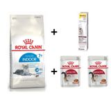 Royal Canin İndoor 7+ Yaşlı Kuru Kedi Maması 3,5 Kg + 2 Adet RC Yaş Mama 85 gr + 20 gr GimCat Malt 3182550784412-01495