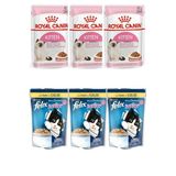 Royal Canin Kitten Instinctive Gravy Yavru Kedi Konservesi 3X 85 Gr + Felix Tavuklu Yavru Kedi Maması 3X100 Gr