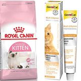 Royal Canin Kitten Yavru 2 kg Kedi Maması + Gimcat Multivitamin 20 gr (Original) Kedi Ödülü