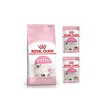 Royal Canin Kitten Yavru 2 kg Kuru Kedi Mama+Kitten Pouch 2x85 gr Yaş Mama