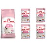 Royal Canin Kitten Yavru 4 kg Kuru Kedi Mama + Kitten 4x85 gr Yaş Mama
