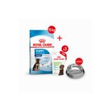 Royal Canin Maxi Puppy- Kuru Köpek Maması 15kg + Yavru Ödül Maması3x + Çelik Mama Kabı