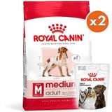 Royal Canin Medium Orta Irk Köpek Maması 15 Kg x 2 Adet + 6 Adet Royal Canin Köpek Ödülü