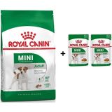 Royal Canin Mini Adult 4 kg Köpek Maması + 2 Adet Hediye Yaş Mama