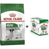 Royal Canin Mini Adult +8 Yaş 2 kg Yaşlı Köpek Maması + 12 Adet Yaş Mama