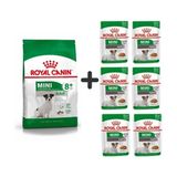 Royal Canin Mini Adult +8 Yaş 2 kg Yaşlı Köpek Maması + 6 Adet Yaş Mama