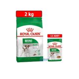 Royal Canin Mini Adult Yetişkin Köpek Maması 2 Kg - 12 Adet 85 Gr Kuru Mama Pouch
