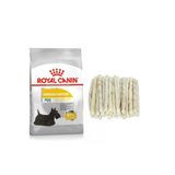 Royal Canin Mini Dermacomfort Köpek Maması 3 Kg + 10'Lu Sütlü Burgu Kemik (Original)