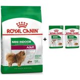 Royal Canin Mini Indoor Adult 1.5 kg Köpek Maması + 2 Adet Hediye Yaş Mama
