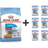 Royal Canin Mini Indoor Puppy 1.5 kg Köpek Maması + 6 Adet Yaş Mama