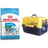 Royal Canin Mini Puppy 2 kg Köpek Maması + Pet Style 49 cm Sarı Taşıma Çantası