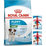 Royal Canin Mini Puppy Küçük Irk Yavru Köpek Maması 2 kg Karışık Tatlı 2 Adet 85 gr Pouch Konserve