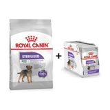 Royal Canin Mini Sterilised 3 kg Kısır Köpek Maması + 12 Adet Yaş Mama