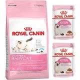 Royal Canin Mother & Baby Kitten Yavru 2 kg Kedi Maması + Royal Canin Kitten Yavru Yaş 2 Adet Kedi Maması
