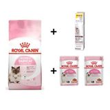 Royal Canin Mother BabyCat Yavru Kuru Kedi Maması 2 Kg + 2 Adet RC Yaş Mama 85 gr + 20 gr GimCat Malt 3182550707312-01495
