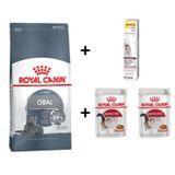 Royal Canin Oral Care Kedi Maması 1,5 Kg + 2 Adet RC Yaş Mama 85 gr + 20 gr GimCat Malt 3182550717182-01495