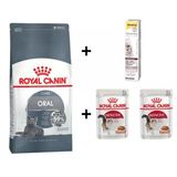 Royal Canin Oral Care Kedi Maması 1,5 Kg + 2 Adet RC Yaş Mama 85 gr + 20 gr GimCat Malt