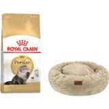 Royal Canin Persian 2 kg Yetişkin Kuru Kedi Maması + Luxe Donut Kahve Yatak