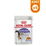 Royal Canin Pouch Jelly Sterilised Kısırlaştırılmış 6x85 gr Yaş Kedi Maması