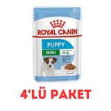 Royal Canin Puppy Mini Küçük Irk 4x85 gr Yavru Köpek Konserve Pouch