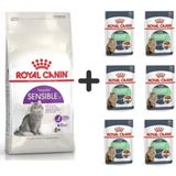 Royal Canin Sensible 33 2 kg Kuru Kedi Maması + 6 Adet Yaş Mama