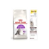 Royal Canin Sensible 33 Sindirim Hassasiyeti 2 kg Kedi Kuru Maması ve Gimcat Anti-Hairball Paste 100 gr Kedi Macunu