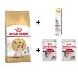 Royal Canin Siamese Yetişkin Kedi Maması 2 kg + 2 Adet RC Yaş Mama 85 gr + 20 gr GimCat Malt 3182550710688-01495