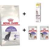 Royal Canin Sterilised 2 kg Kısırlaştırılmış Kedi Maması + 2 Adet Rc 85 gr Yaş Mama + 20 gr Gimcat Malt