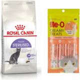 Royal Canin Sterilised 37 Kısırlaştırılmış 2 kg Kedi Maması + Meo Somonlu Ödül